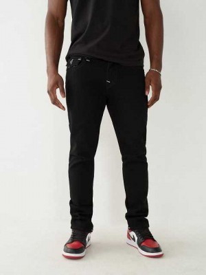 Jeans Skinny True Religion Rocco 32" Hombre Negras | Colombia-WUGRQBK58