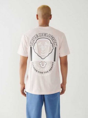 Camiseta True Religion Buddha Logo Hombre Moradas | Colombia-CTFQZSO07