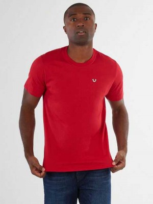 Camiseta True Religion Buddha Logo Hombre Rojas | Colombia-XPLKRTO03