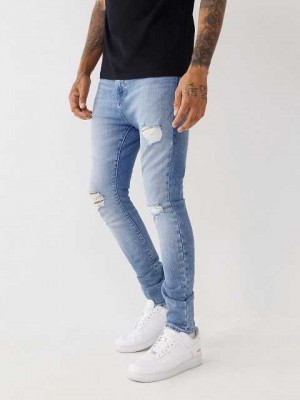 Jeans Skinny True Religion Jack Super 32" Hombre Azules | Colombia-MKNQBYR73