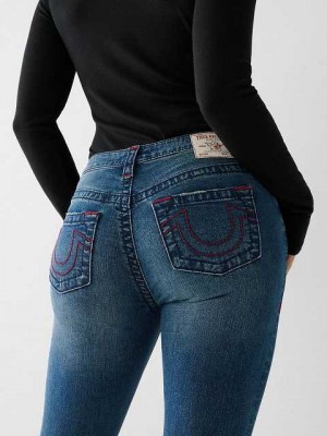 Jeans Skinny True Religion Jennie Big T Curvy Mujer Azules Oscuro | Colombia-KRLAVNC04