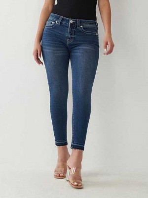 Jeans Skinny True Religion Jennie Curvy Ankle Mujer Azules Oscuro | Colombia-ARBTOIP47