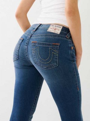 Jeans Skinny True Religion Jennie Mid Rise Curvy Mujer Azul Marino | Colombia-RDYPXMT84