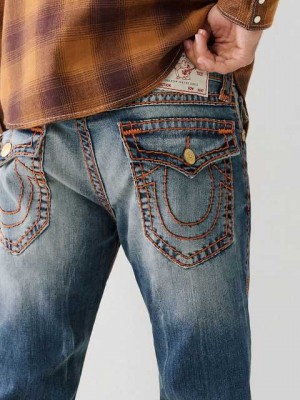 Jeans Skinny True Religion Rocco 32" Hombre Azules | Colombia-MOSPDAB04