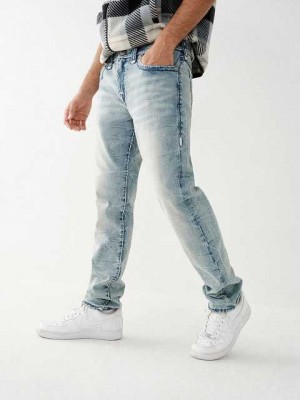 Jeans Skinny True Religion Rocco 32" Hombre Azules Claro | Colombia-QHSGYZO60