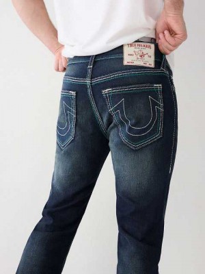 Jeans Skinny True Religion Rocco Mb3 Mega 32" Hombre Azules Oscuro | Colombia-WIDHTFR94