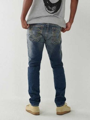 Jeans Skinny True Religion Rocco Super Q 32" Hombre Azules | Colombia-FPNRAJO27