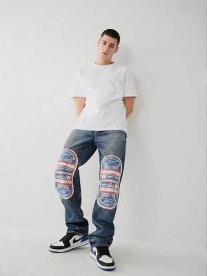 Jeans Straight True Religion Archive Ricky Hombre Azules | Colombia-UZTKCRS51