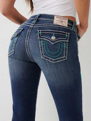 Jeans Straight True Religion Billie Mujer Aizome | Colombia-EGDVQKU10