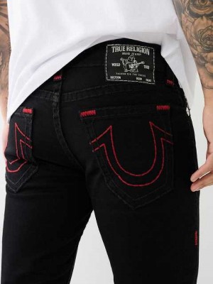 Jeans Straight True Religion Ricky 32" Hombre Negras | Colombia-KOBYNSP70