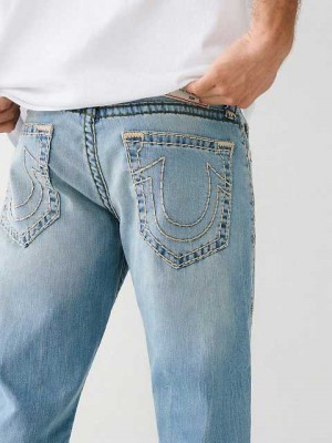 Jeans Straight True Religion Ricky Hombre Azules | Colombia-NSCUIMK10