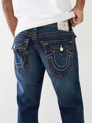 Jeans Straight True Religion Ricky Hombre Azul Marino | Colombia-ILVDHJB68