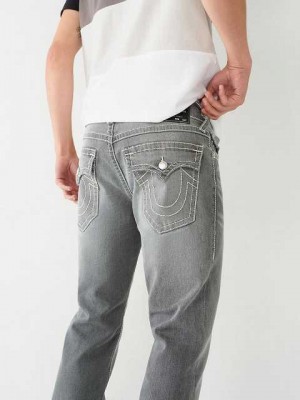 Jeans Straight True Religion Ricky Hombre Gris Azules | Colombia-VGNUJZT61