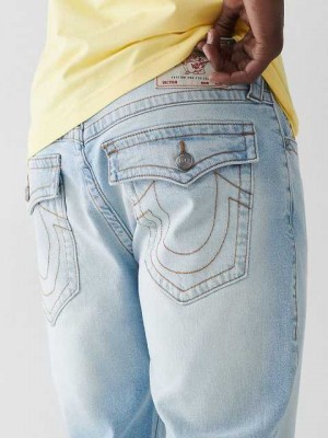 Jeans Straight True Religion Ricky Hombre Azules Claro | Colombia-IKNDMCU68