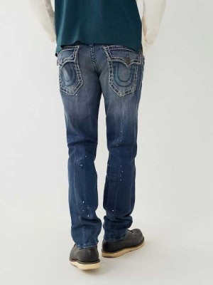 Jeans True Religion Geno Stitch Slim Hombre Azules | Colombia-ZRQIPBN97