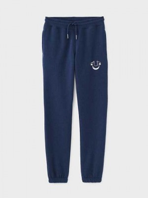 Pantalon Jogger True Religion 3d Hs Niños Azul Marino Azules | Colombia-VPBRTWD98