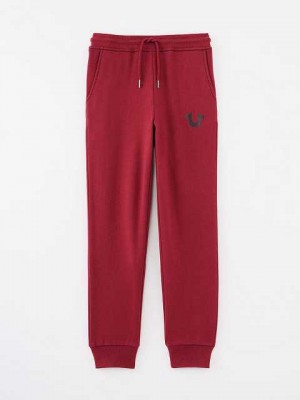 Pantalon Jogger True Religion Logo Niños Fucsia | Colombia-SJHQXRO48