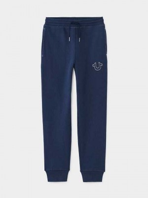 Pantalon Jogger True Religion Stitch Niños Azul Marino Azules | Colombia-KRUWXAV39