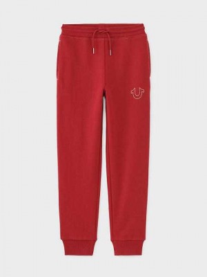 Pantalon Jogger True Religion Stitch Niños Rojas | Colombia-CZRQWVN41