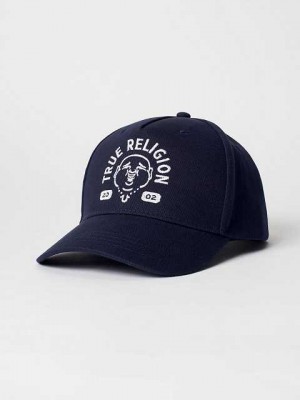 Sombrero True Religion Buddha Logo Unisex Azul Marino Azules | Colombia-XOEHBYJ07