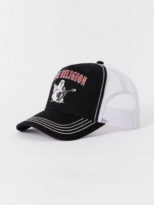 Sombrero True Religion Buddha Trucker Unisex Negras | Colombia-NIXLFPG26