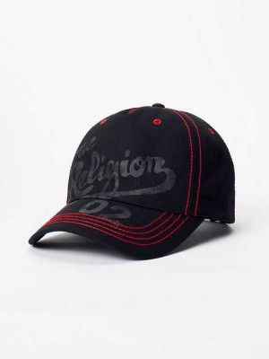 Sombrero True Religion True Logo Unisex Negras | Colombia-MENZWUC67