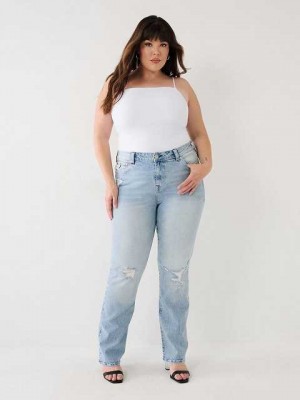 Vaqueros Bootcut True Religion Plus Becca Mujer Azules Claro | Colombia-VWJKYNS50