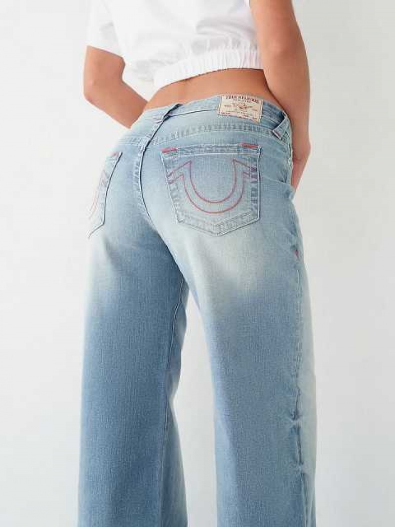 Baggy Jeans True Religion Bobbi Baggy Mujer Azules | Colombia-COPRBVN75