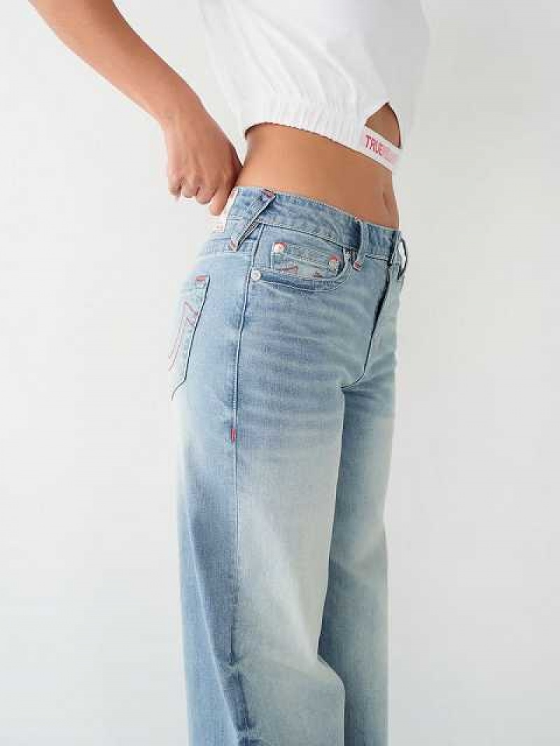 Baggy Jeans True Religion Bobbi Baggy Mujer Azules | Colombia-COPRBVN75