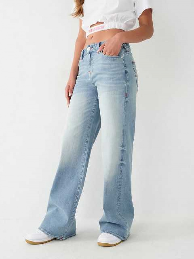 Baggy Jeans True Religion Bobbi Baggy Mujer Azules | Colombia-COPRBVN75