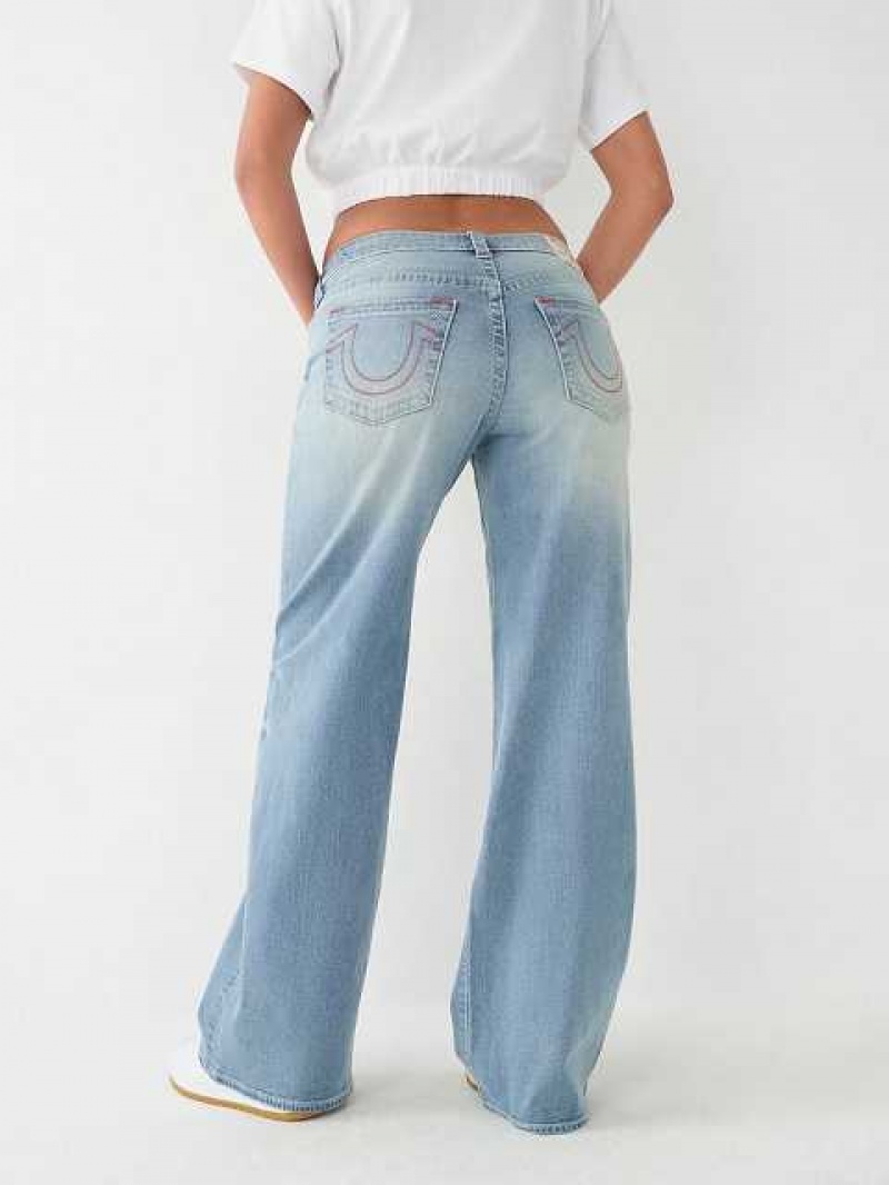 Baggy Jeans True Religion Bobbi Baggy Mujer Azules | Colombia-COPRBVN75