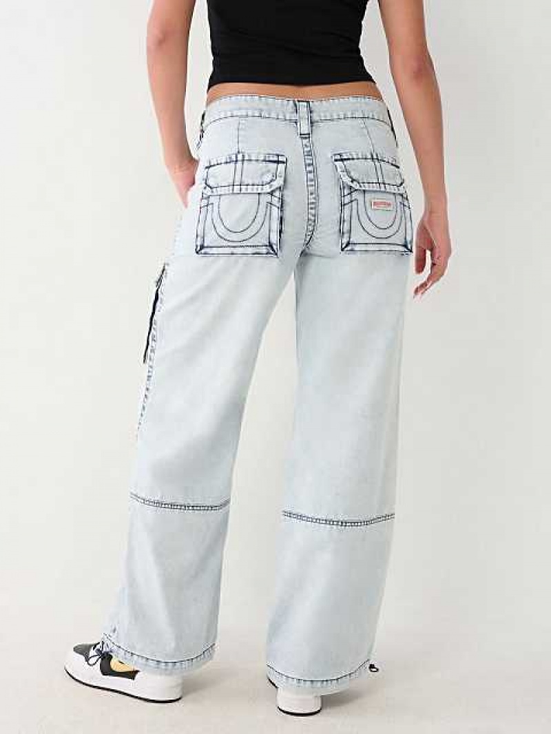 Baggy Jeans True Religion Bobbi Baggy Mujer Azules Claro | Colombia-KRNVWJG95