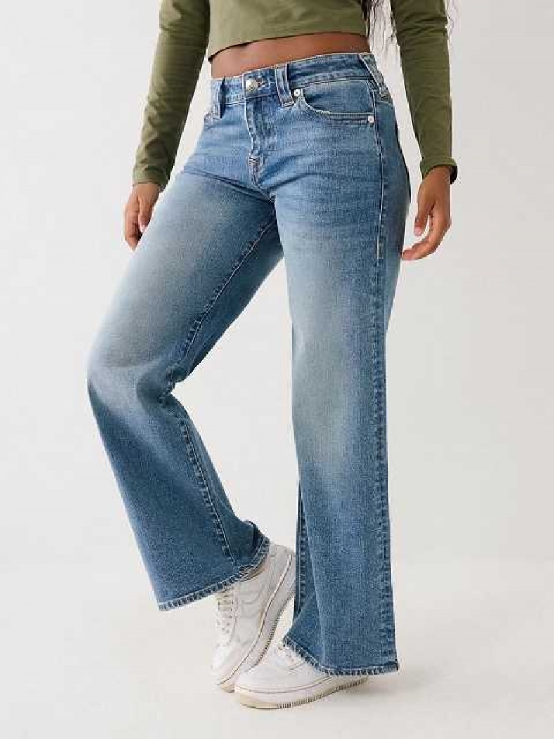 Baggy Jeans True Religion Bobbi Mujer Azules | Colombia-AYLUWPV17