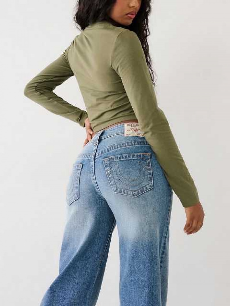 Baggy Jeans True Religion Bobbi Mujer Azules | Colombia-AYLUWPV17