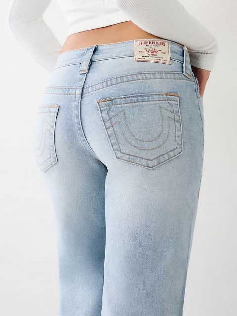 Baggy Jeans True Religion Bobbi Mujer Azules Claro | Colombia-POCVXLN83