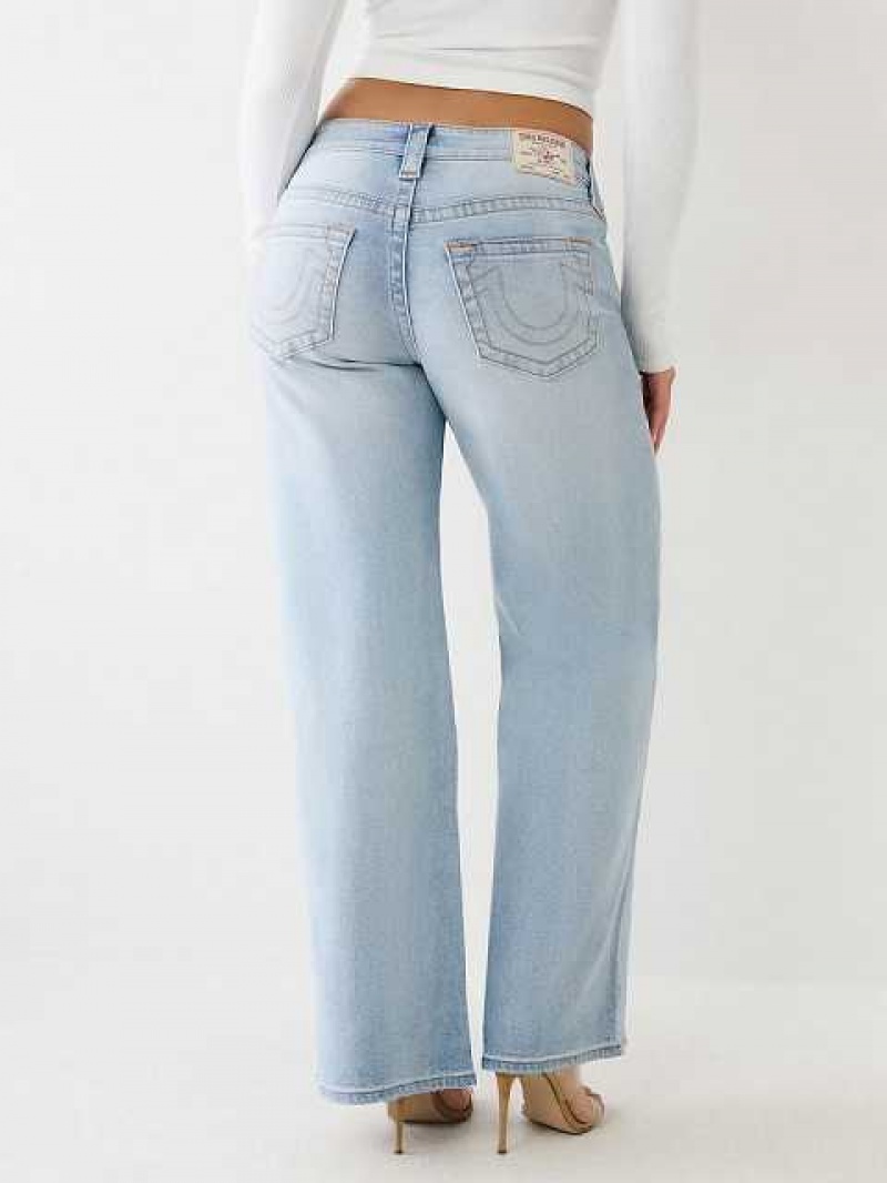 Baggy Jeans True Religion Bobbi Mujer Azules Claro | Colombia-POCVXLN83