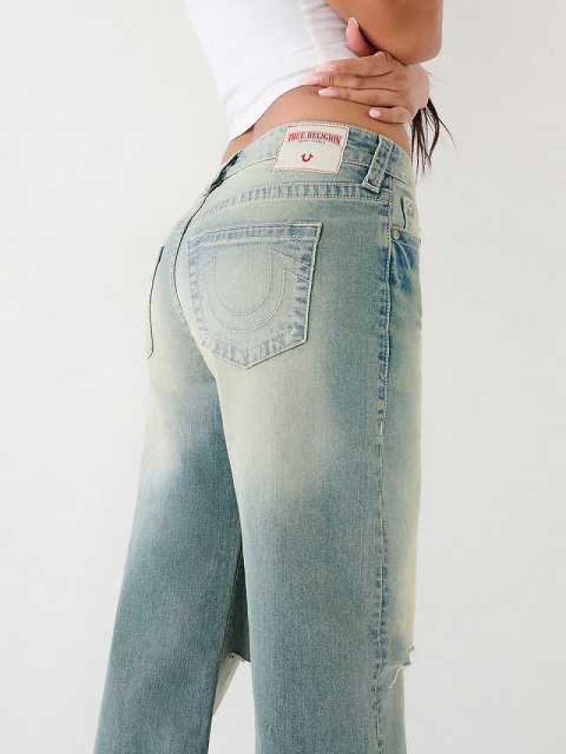 Baggy Jeans True Religion Bobbi Mujer Azules | Colombia-XJPSVDK54