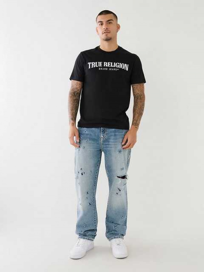 Baggy Jeans True Religion Bobby Distressed Super T Hombre Azules Claro | Colombia-VMCNDKA19