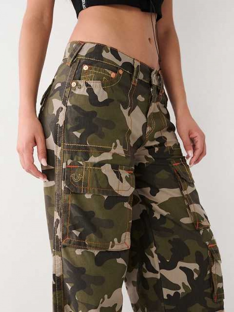 Baggy Jeans True Religion Jessie Big T Camo Super Baggy Mujer Camuflaje | Colombia-WYPNDFC95