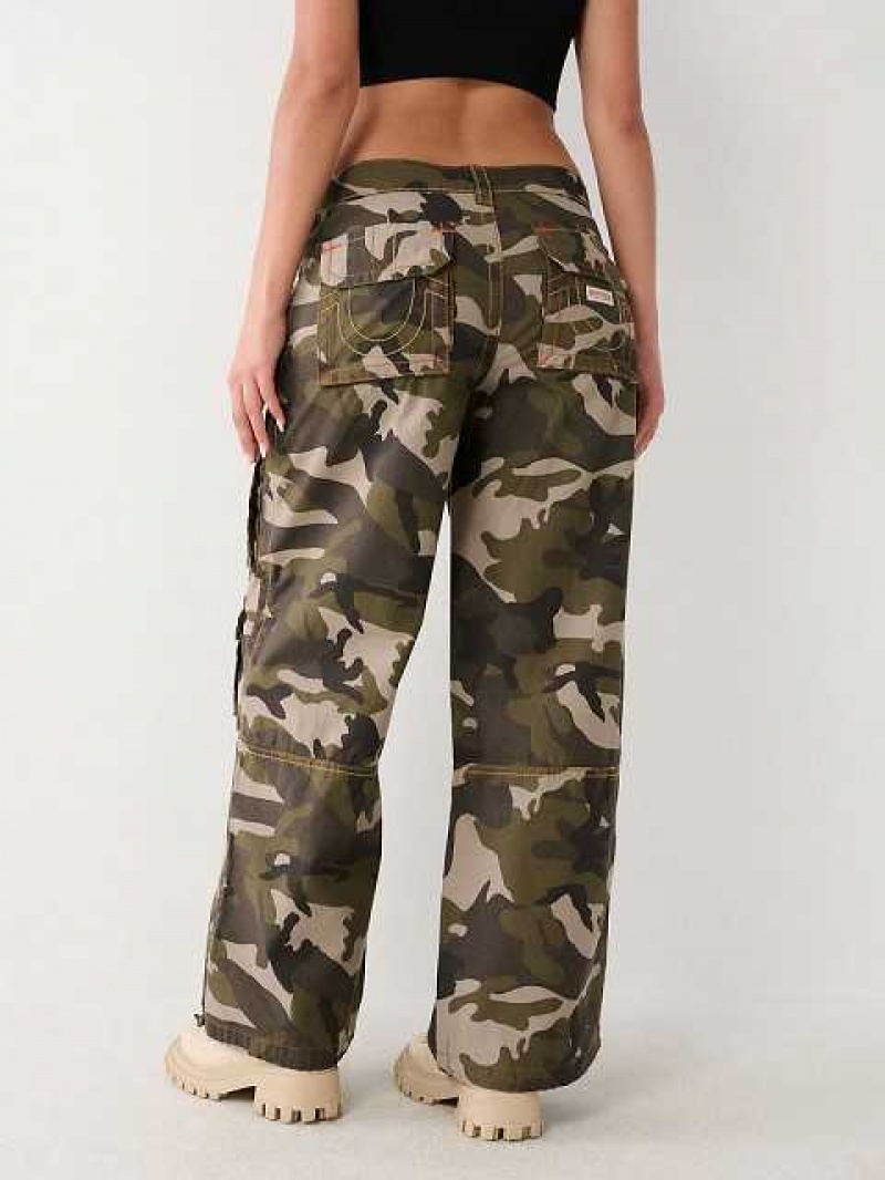 Baggy Jeans True Religion Jessie Big T Camo Super Baggy Mujer Camuflaje | Colombia-WYPNDFC95