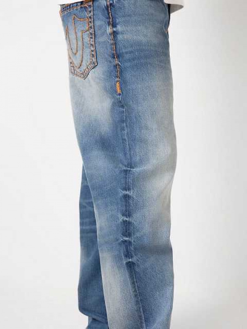 Baggy Jeans True Religion Sebastien Ami X True Religion Sami Super T Hombre Azules | Colombia-SUZOJNK02