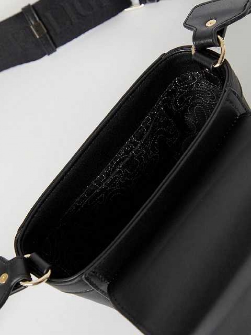 Bolsas True Religion Gamuza Mini Flap Hs Unisex Negras | Colombia-QEHNIMJ89