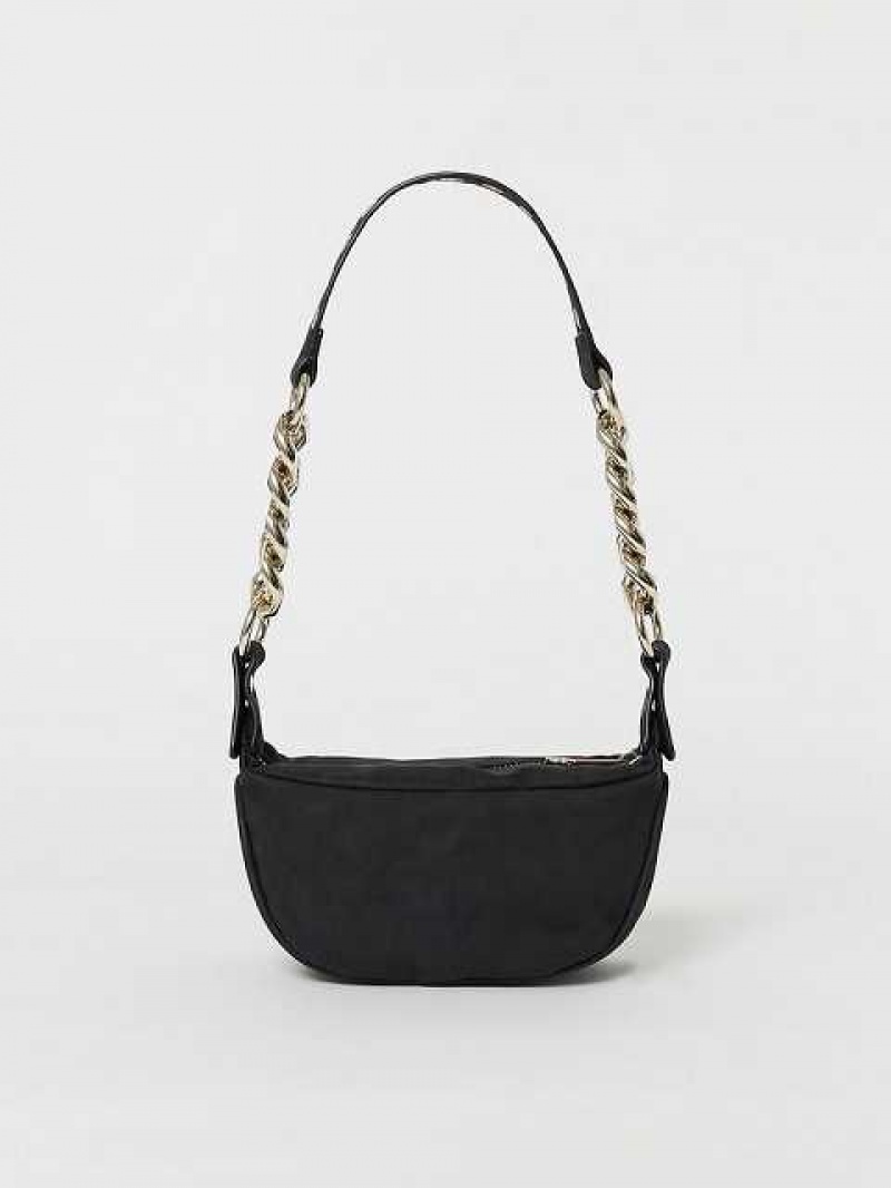 Bolsas True Religion Horseshoe Chain Unisex Negras | Colombia-LJFAXHV85