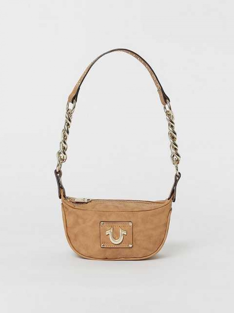 Bolsas True Religion Horseshoe Chain Unisex Marrones | Colombia-FNIUBMR35