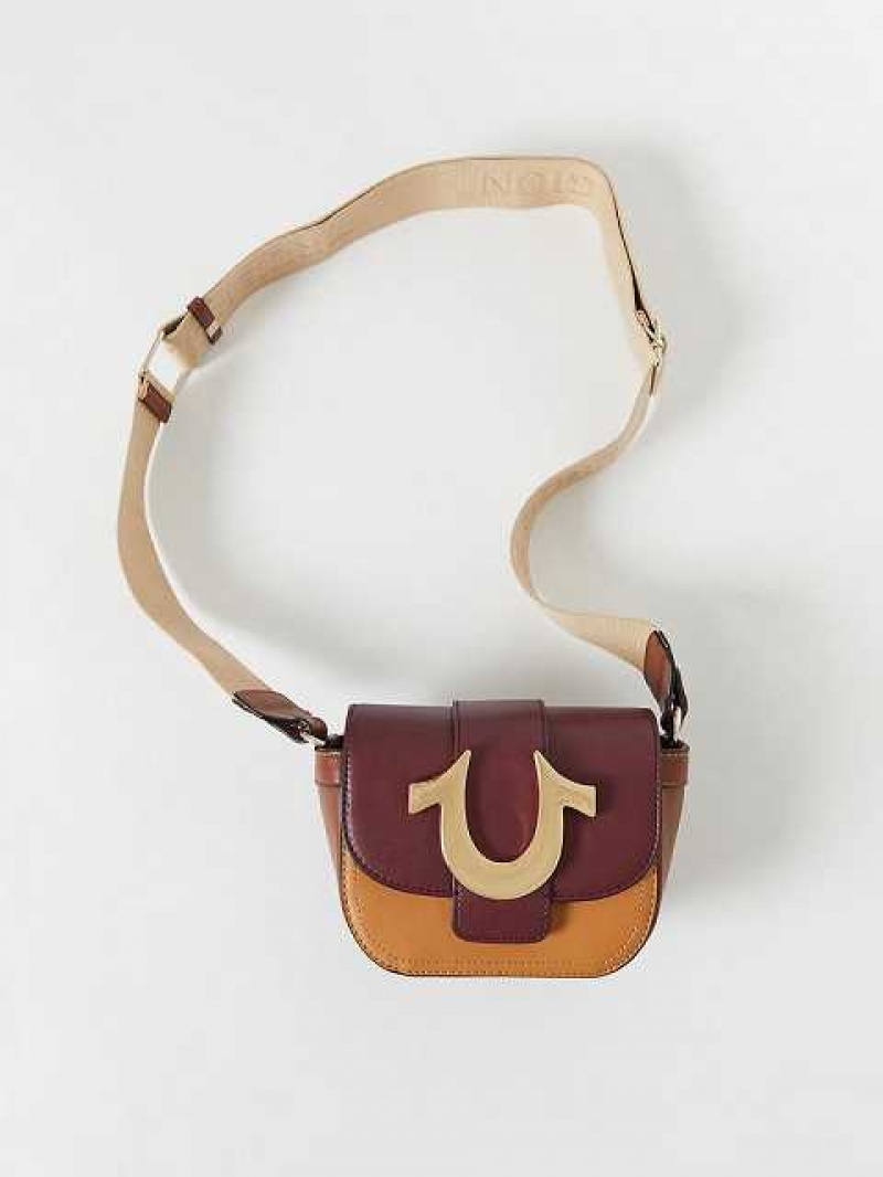 Bolsas True Religion Horseshoe Mini Unisex Burdeos | Colombia-NMQCHZK58