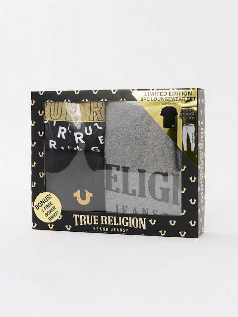 Bragas True Religion Lounge Set - 3 Piece Unisex Gris | Colombia-WSZOBIQ82