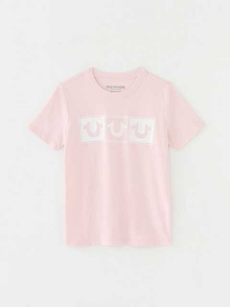 Camiseta True Religion Faux Charol Cuero Hs Trio Niños Rosas | Colombia-WUGYRES69