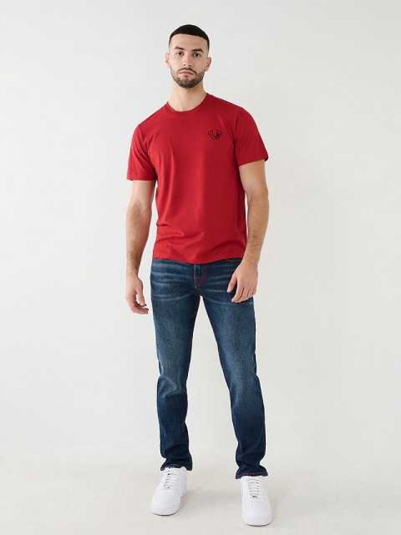 Camiseta True Religion Horseshoe Logo Hombre Rojas | Colombia-PGSIDTJ48