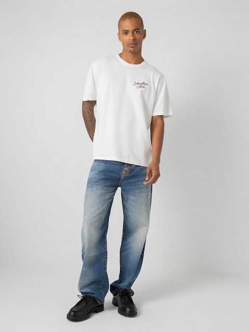 Camiseta True Religion Sebastien Ami X True Grit Hombre Blancas | Colombia-FIKUWGN50