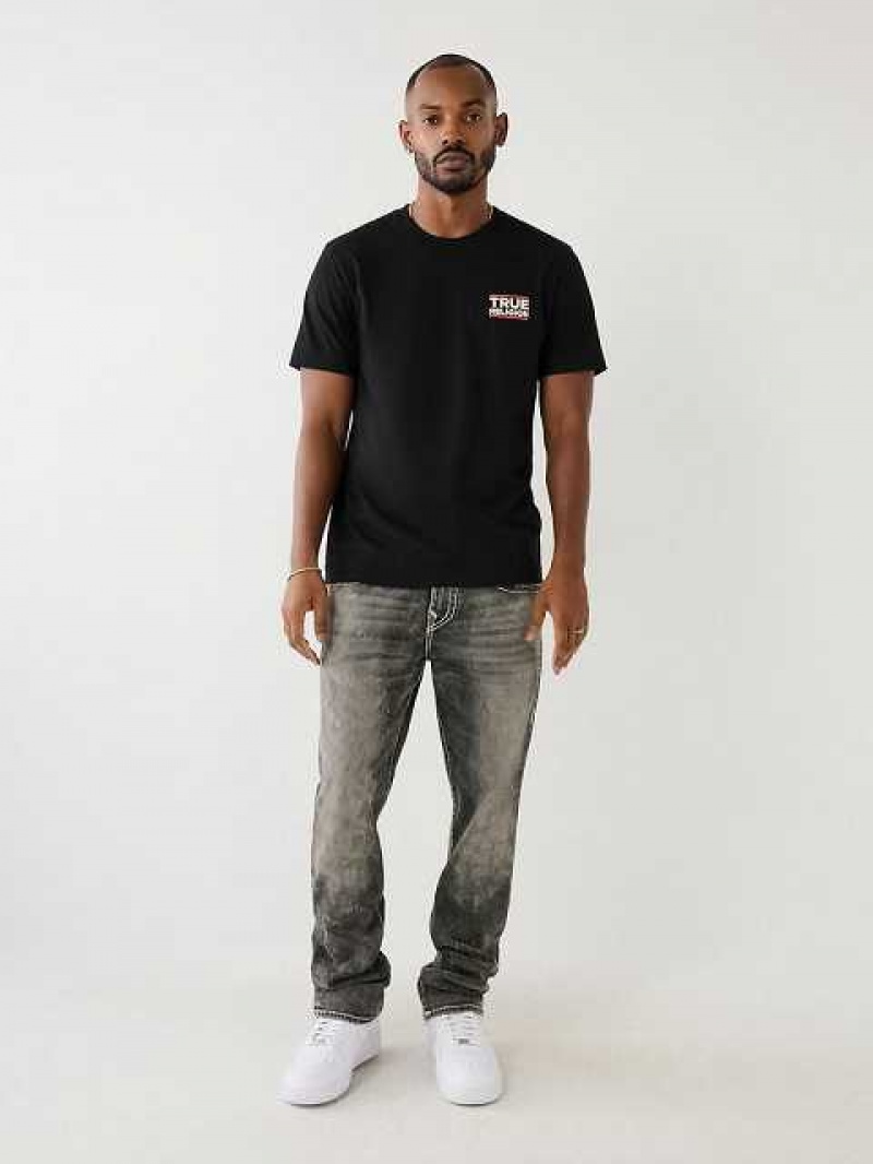 Camiseta True Religion True Buddha Hombre Negras | Colombia-NGDTARW70